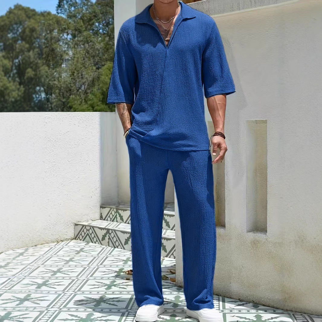 Herren Polo Hemd Kurzarm Elastisch Modern - BerlinGlamour