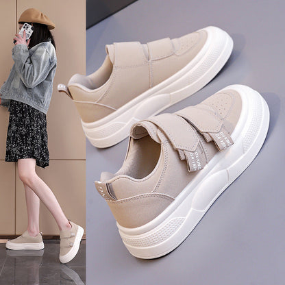 Damen Sneaker Plattform Schuhe Klettverschluss Modern - BerlinGlamour