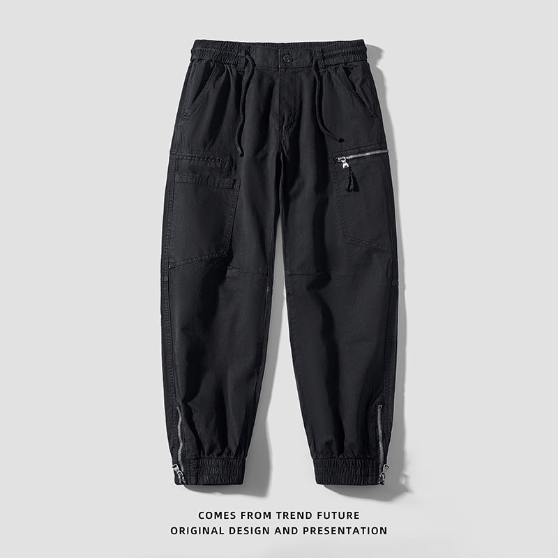 Herren Cargo-Hose Multifunktionshose Elastisch Vieltaschig - BerlinGlamour