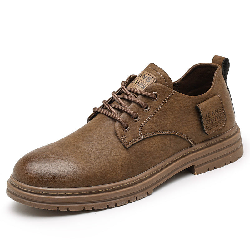 Damen Schnürschuhe Robust Leder Schuhe Heidi Stil