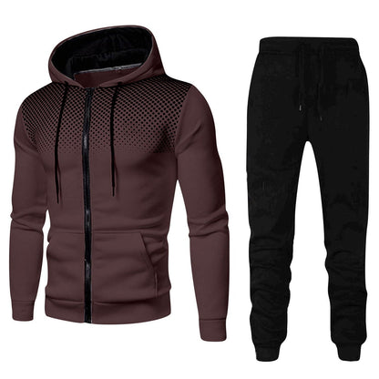 Herren Kapuzenset Mit Taschen Modern Stylish