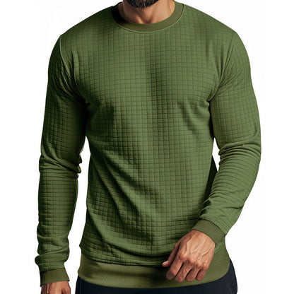 Herren Langpullover Strukturiert Modern Elegent