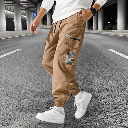 Herren Cargo-Hose Modern Mit Vielen Taschen