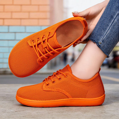 Damen Schnürschuhe Leicht Atmungsaktiv Flexibel
