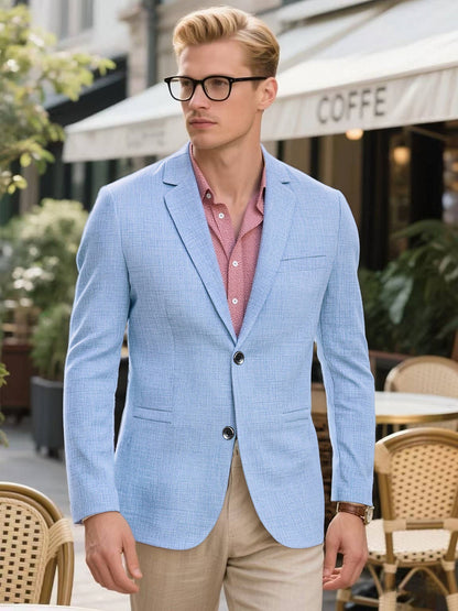 Leichter Sommerblazer Herren Modern Slim Fit