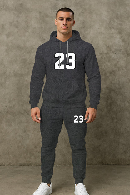 Herren Sportanzug Modern mit Grafikdesign Großstadt Style