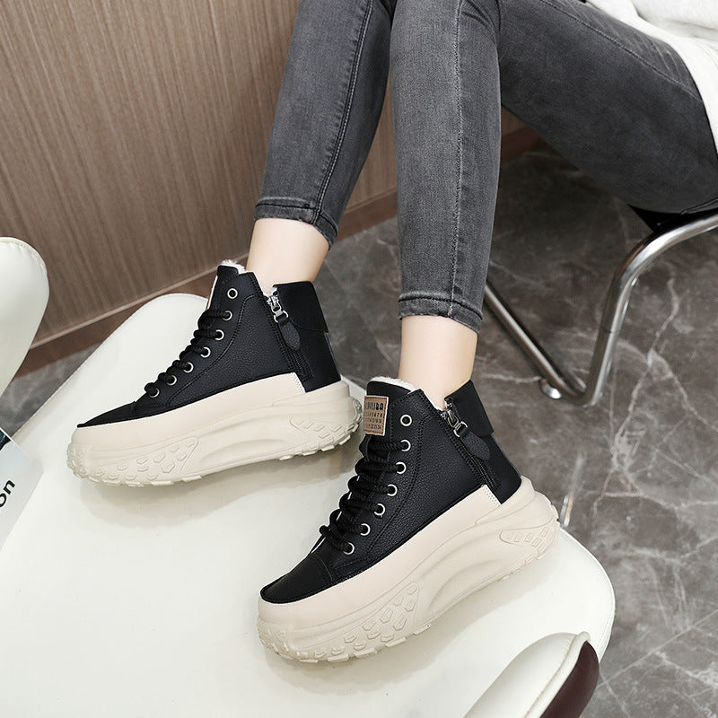 Damen Sneaker Hoch Frauen Sportschuh Bequem
