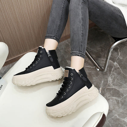 Damen Sneaker Hoch Frauen Sportschuh Bequem