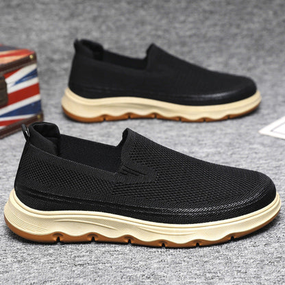 Damen Sneaker Atmungsaktiv Slip-On bequem mit Polster