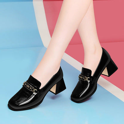 Damen Absatzschuhe Elegante Riemen Schuhe Bequem