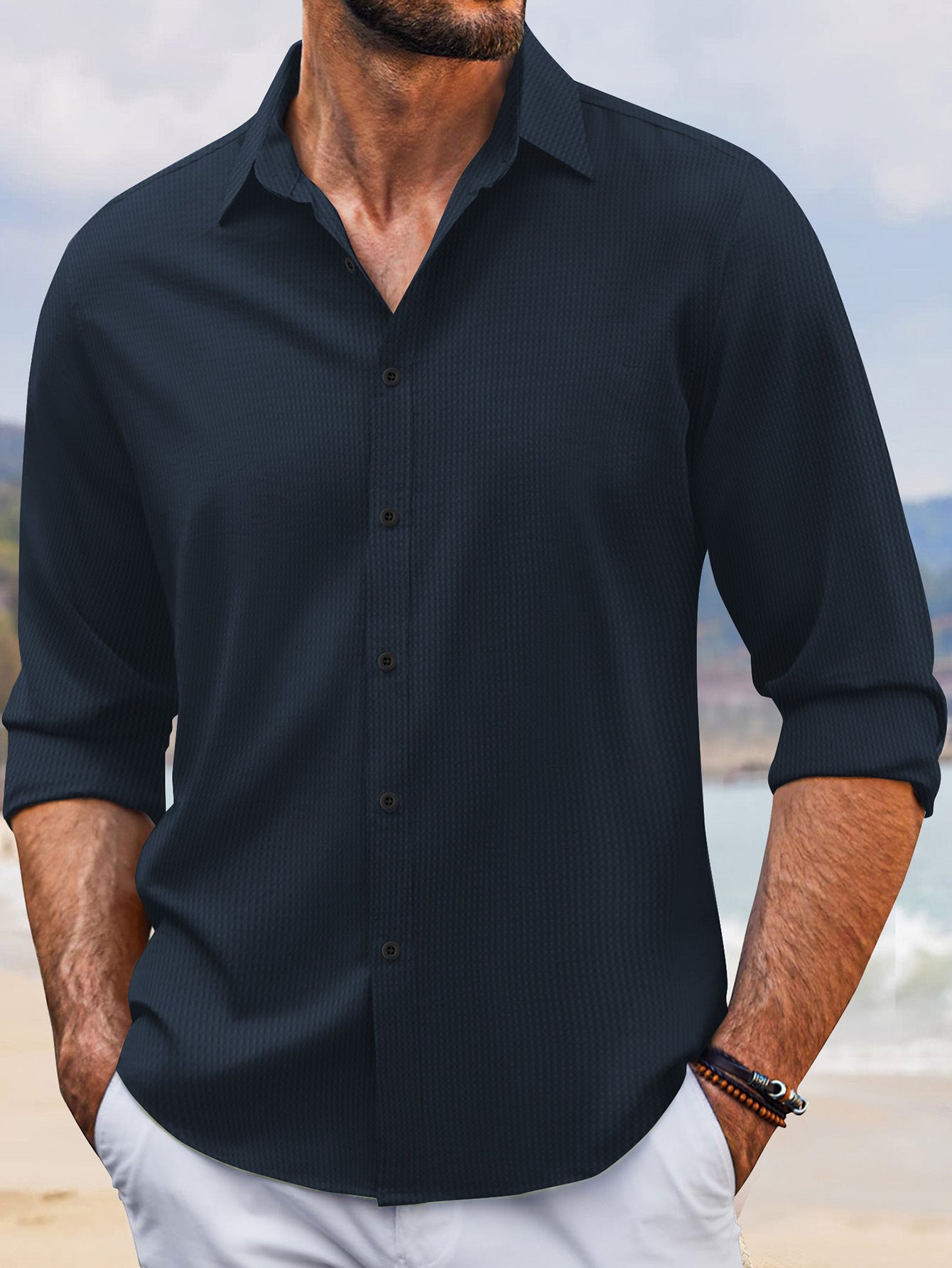 Herren Langarmbluse Modern Berlin Style