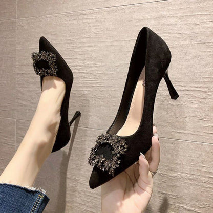 Damen Pumps Schmuckdetail Elegante High Heels