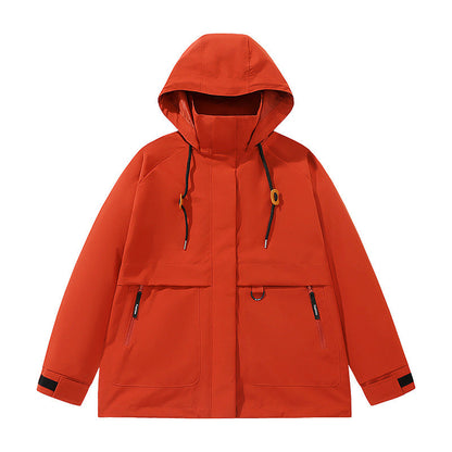 Herren Freizeitjacke Funktionell Verstellbar Mit Großen Taschen