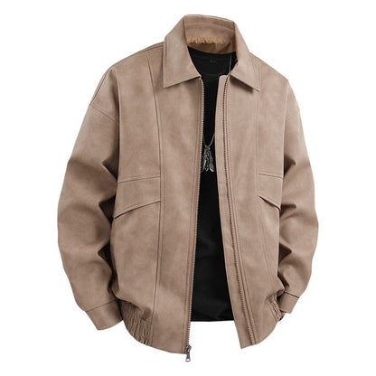 Herren Jacke Übergangsjacke Lässig VintageStyle Elastisch - BerlinGlamour