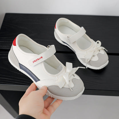 Damen Sportschuhe Klettverschluss Schleifen Design Modern