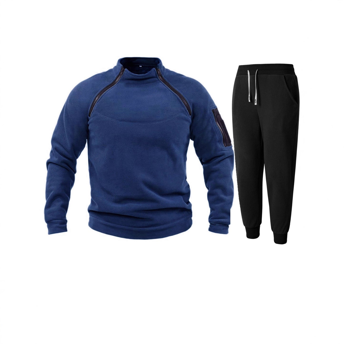 Herren Sportset Funktionspullover Jogginghose Set
