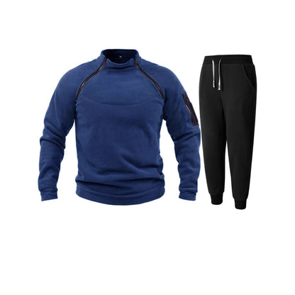 Herren Sportset Funktionspullover Jogginghose Set