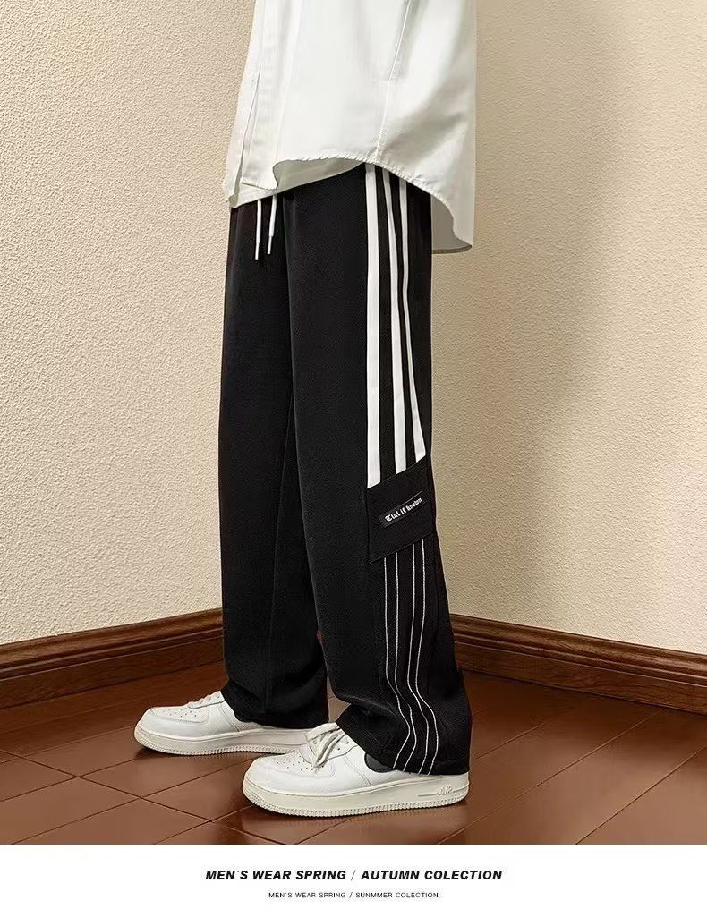 Herren Freizeithose Sportlich Modern mit Seitentaschen