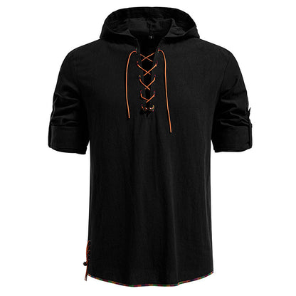 Herren Bluse Mit Schnürung Modern Berlin Style