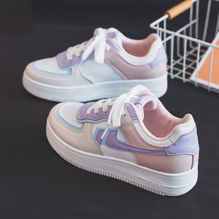 Damen Sneaker Sportlich Atmungsaktiv Laufschuhe Grün