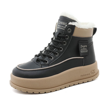 Damen Winterstiefel Warm mit Rutschfester Sohle