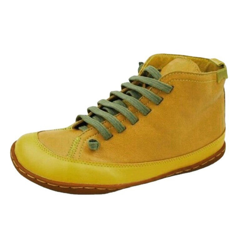 Damen Schnürstiefel Rutschfest Modern Damenschuhe