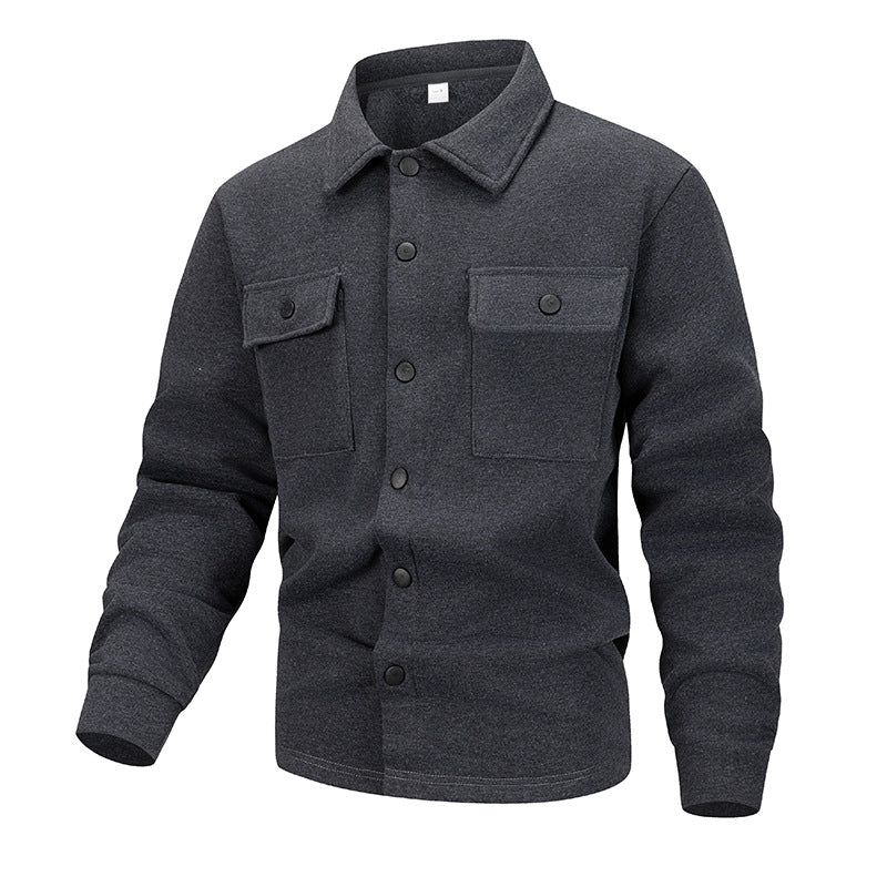 Herren Freizeitjacke Modern Mit Brusttaschen Schnitt