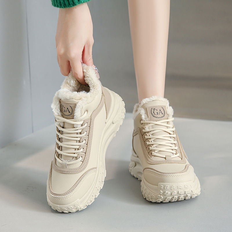 Damen Sport-Sneaker Warm Winter Fleece Innenfutter