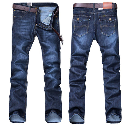 Herren Jeans Slim Fit Elastisch Komfortabel