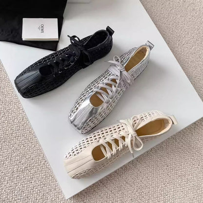 Damen Sneaker Atmungsaktiv Leicht Netzstoff