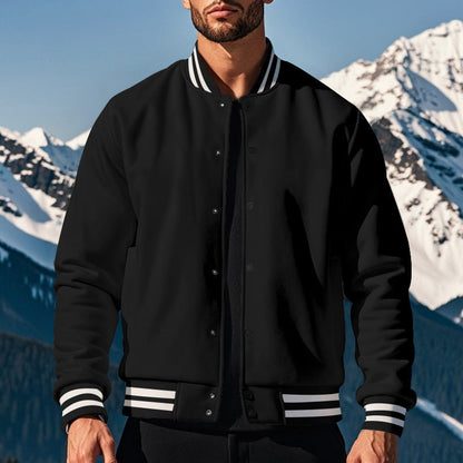 Herren Sportjacke Modern mit Kontrastfarben