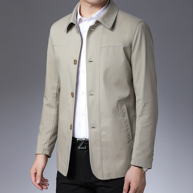 Herren Jacke Modern Klassisch mit Taschen Schnitt