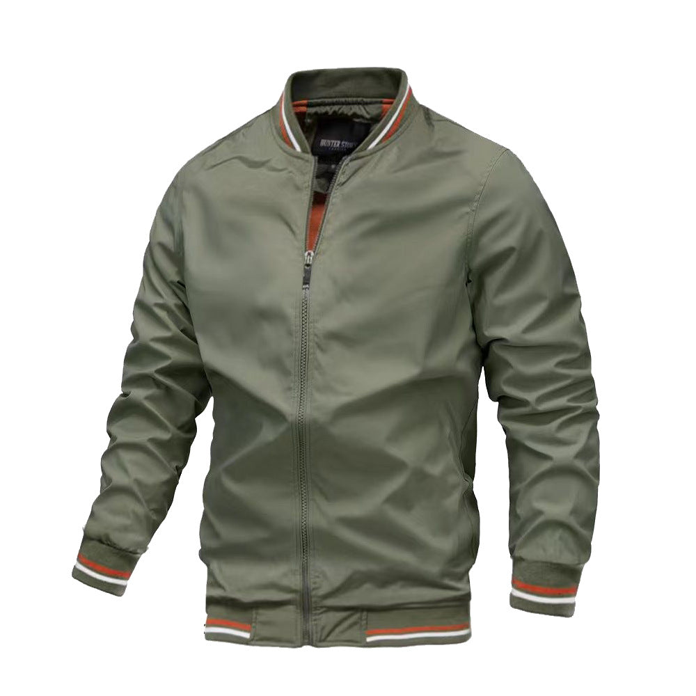 Leichte Bomberjacke Stehkragen Modern