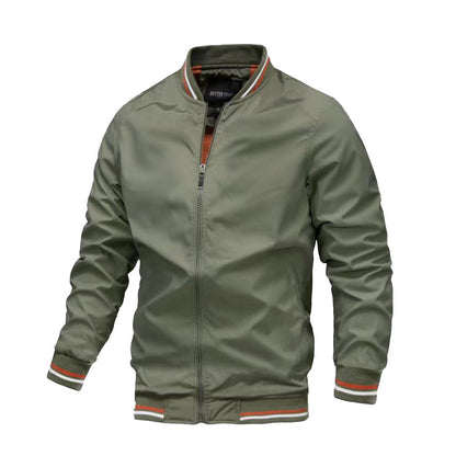 Leichte Bomberjacke Stehkragen Modern