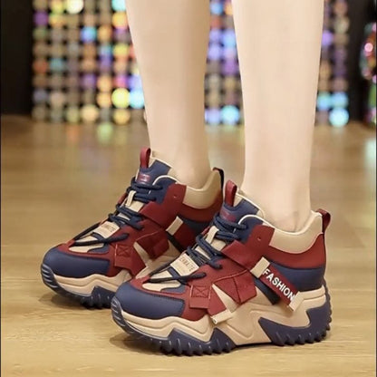 Damen Sneaker High-Top Fashion Schuhe Modisch