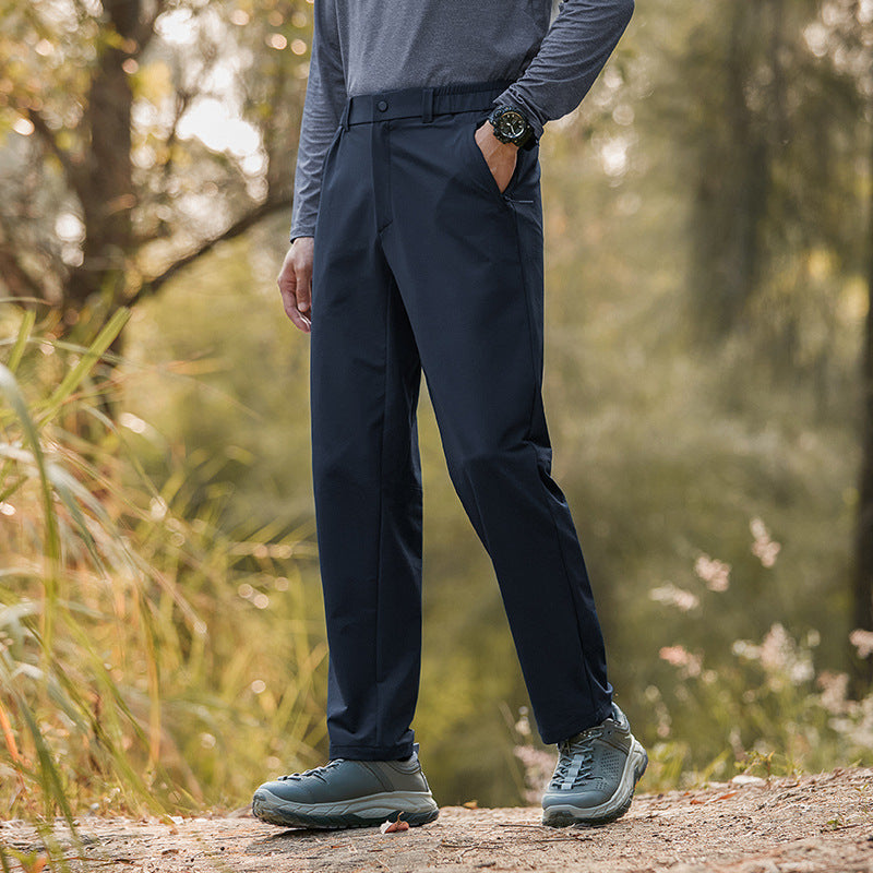 Herren Sommerhose Elastisch Mit Seitentaschen