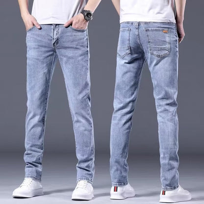 Herren Jeans Slim Fit Vintage Style