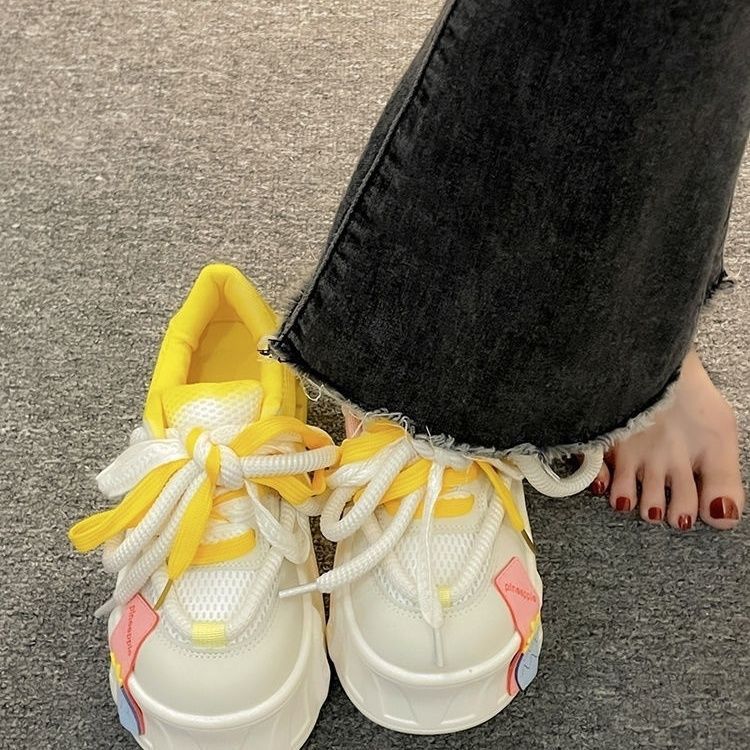 Damen Sneaker atmungsaktiv Farbenfroh Komfortschuh