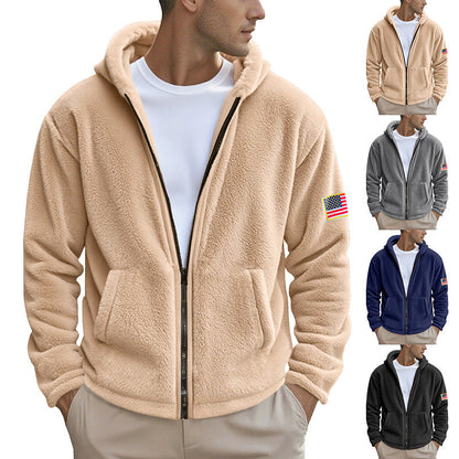 Weicher Herren Pullover Kapuzenpullover Fleece Bequem - BerlinGlamour