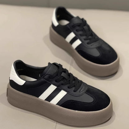 Damen Plateausneaker Bequem Robust Komfortabel