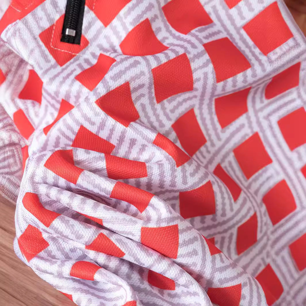Herren Sportset Kurzarmhemd Shorts Modern Reißverschluss