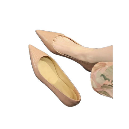 Damen Pumps Elegante Spitze Schuhe Hochhackig