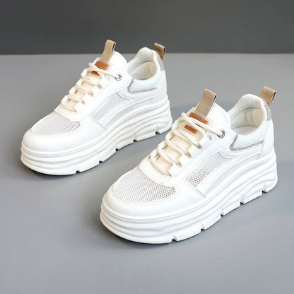Damen Sneaker Chunky Plateau atmungsaktiv Modern