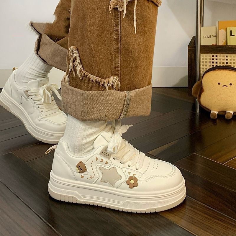 Damen Sneaker Weite Passform Komfort Schuhe Trendy