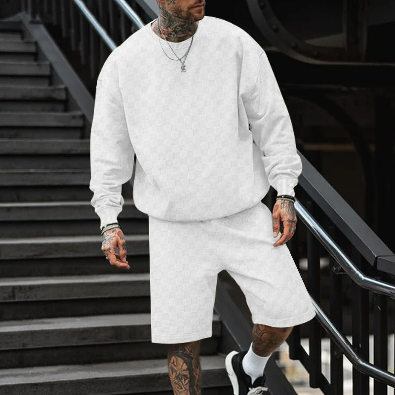 Herren Sportset Sweatshirt und Shorts Bequem