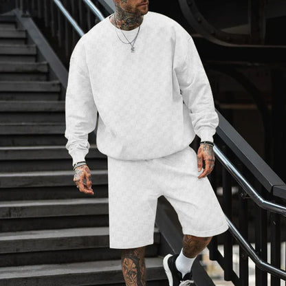Herren Sportset Sweatshirt und Shorts Bequem