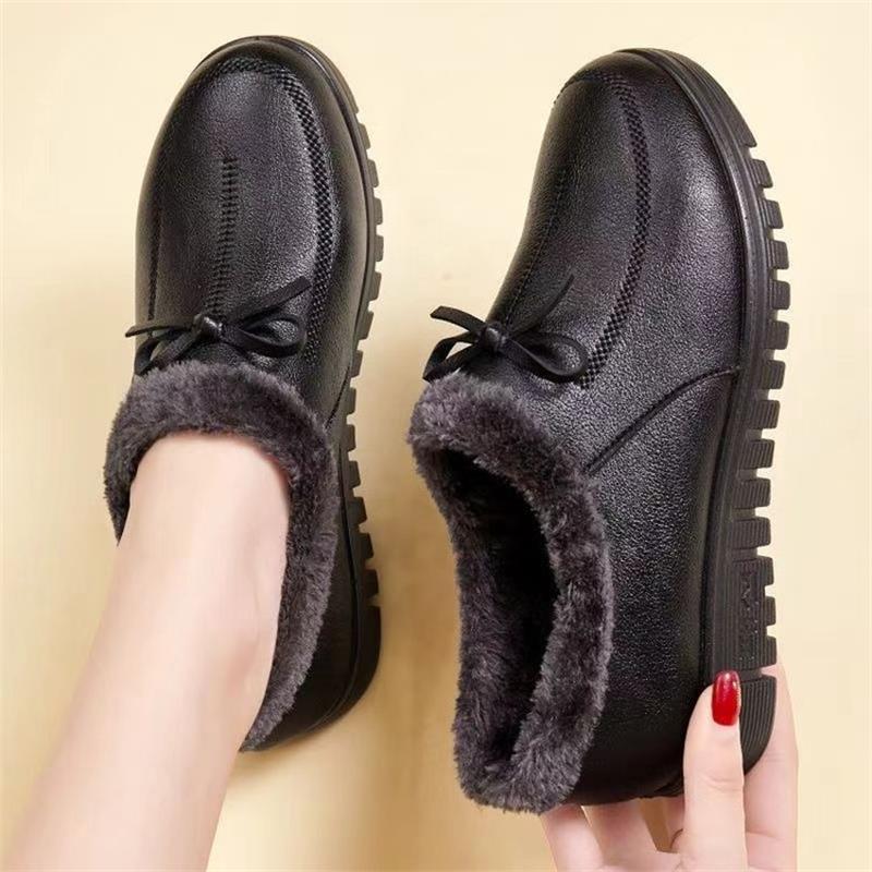 Damen Sneaker Warm Gefüttert Schleifen Detail Modern