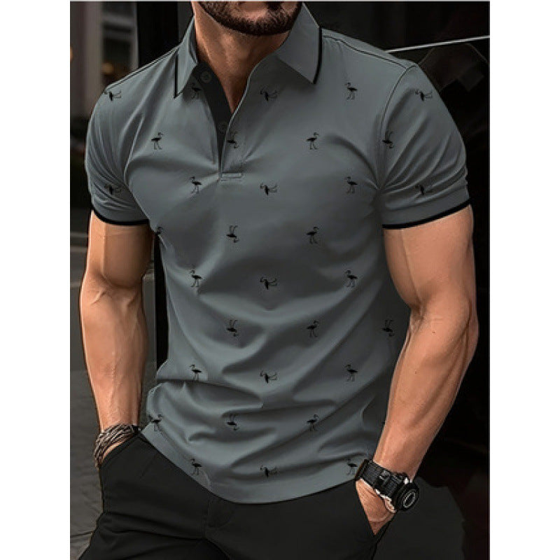 Herren Polo-Shirt Bedruckt Modern Berlin Style