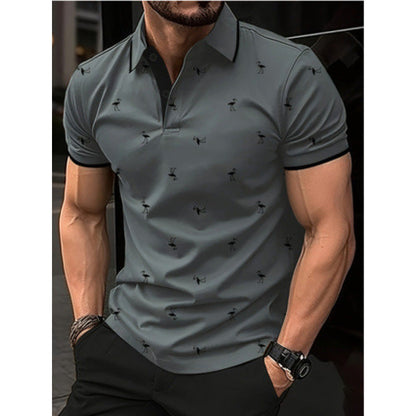 Herren Polo-Shirt Bedruckt Modern Berlin Style