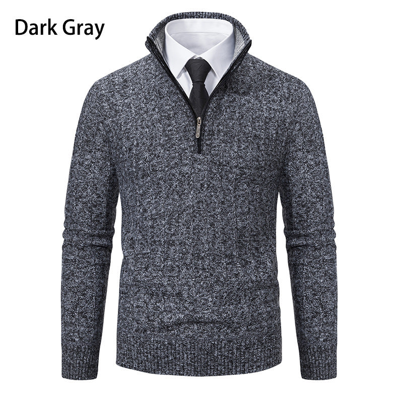 Herren Pullover Strick Reißverschluss Modern Berlin